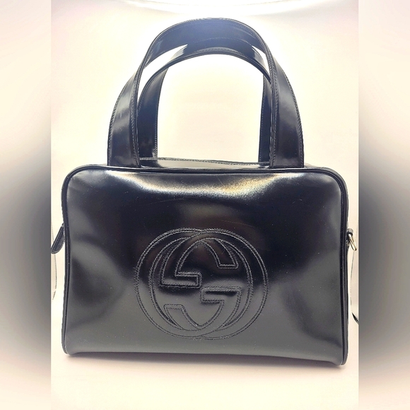 Gucci Handbags - Gucci Top Handle Leather Bag Tom Ford Era